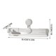 thumbnail image 4 of HWRETIE Wall Mounted Paper towel Holder with Suction Cups,No Drill Kitchen Storage Rack for Plastic Wrap,Paper towels,Dishcloths and Kitchen Organization, 4 of 9