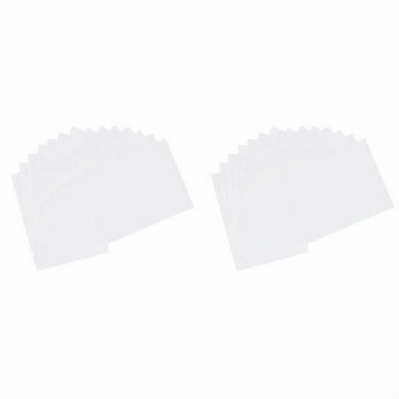 Printable Shrink Dink Sheets,Semi-Transparent Shrinky Films Papers Printable Shrinky Plastic,12 Sheets,12 x Shrink Dink Sheets,Translucent