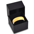 thumbnail image 4 of Charming Jewelers Tungsten Wedding Band Ring 7mm for Men Women Comfort Fit 18K Yellow Gold Plated Plated Domed Polished Lifetime Guarantee, 4 of 5