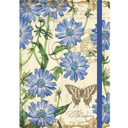 Blue Chicory Deluxe Journal, 2017 Flower Art by Lang Companies