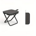 DEKAXID Portable Square Folding Stool For Camping & Fishing Durable