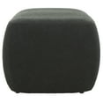 thumbnail image 4 of SAFAVIEH Whitley Modern Boucle Ottoman, Black, 4 of 9