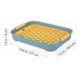 thumbnail image 2 of Cup Drying Rack Gongfu Tea Tray Water Storage Capacity Dish Drain Tray Board Drying Pad Fruit Serving Tray For Kitchen Counter Cup Office, 2 of 6