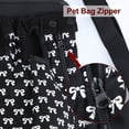 thumbnail image 4 of Pet Dog Cat Carrier Black Bowknot Front Chest Backpack Holder Outdoor Walk, 4 of 7