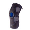 thumbnail image 3 of PF Knee Brace Lateral, J Buttress, Hinges, Pads Left Leg (Black) 2X-Large by ACTIMOVE, 3 of 5