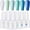 Blue, variant on 6 Bottles Types of Red Soak off Gels Gel Nail Polish Set, 0.27fl.oz