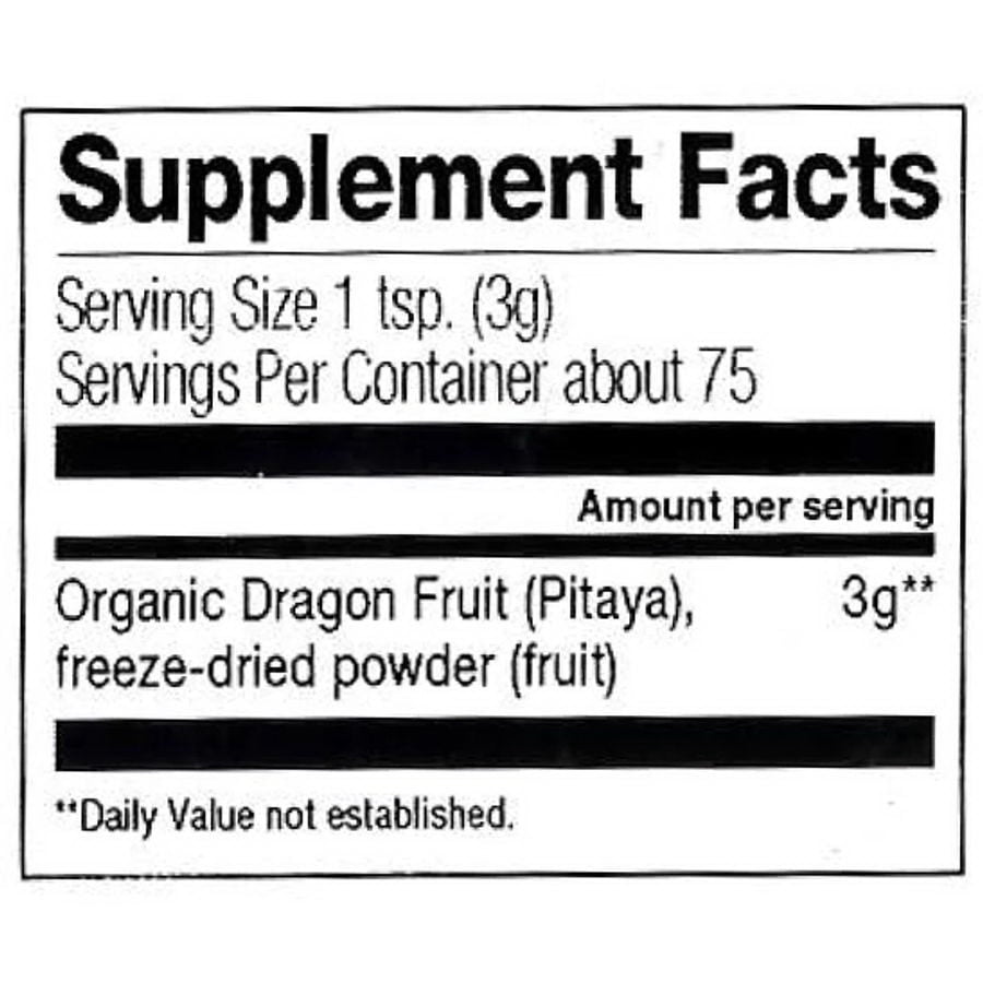 Frontier Co-op Freeze-Dried Dragon Fruit (Pitaya), Organic 1/2 lb.