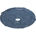thumbnail image 3 of Ekena Millwork 26"OD x 3 3/4"ID x 1 1/2"P Attica with Rose Ceiling Medallion (Fits Canopies up to 4 1/2"), Hand-Painted Americana Crackle, 3 of 5