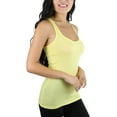 thumbnail image 3 of ToBeInStyle Womens Essential Ribbed Racerback Versatile Layering Cotton Blend Tank Top, 3 of 4