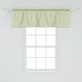 thumbnail image 2 of Ambesonne Retro Window Valance, Bias Green Stripes, 42" x 18", Jade Green and Cream, 2 of 3
