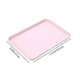 thumbnail image 3 of Tswift Plastic Serving Tray Fast Food Tray Rectangular Serving Trays Serving Tray for Indoor Plastic Fast Food Tray Reusable Tray for Veggie, Snack, Fruit, Cookies, Desserts on Sale, 3 of 9
