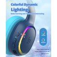 thumbnail image 5 of Tronsmart KH03 Auriculares Bluetooth con cancelación de ruido para niños, control de volumen seguro, auriculares inalámbricos con luz y micrófono, tiempo de reproducción de 70 horas, cable de audio in, 5 of 5