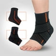 thumbnail image 2 of Anuirheih Ankle Brace, Ankle Support Sleeve Open Toe Light, Elastic Breathable Protection Ankle Brace for Men, Women, Kids(S), 2 of 6