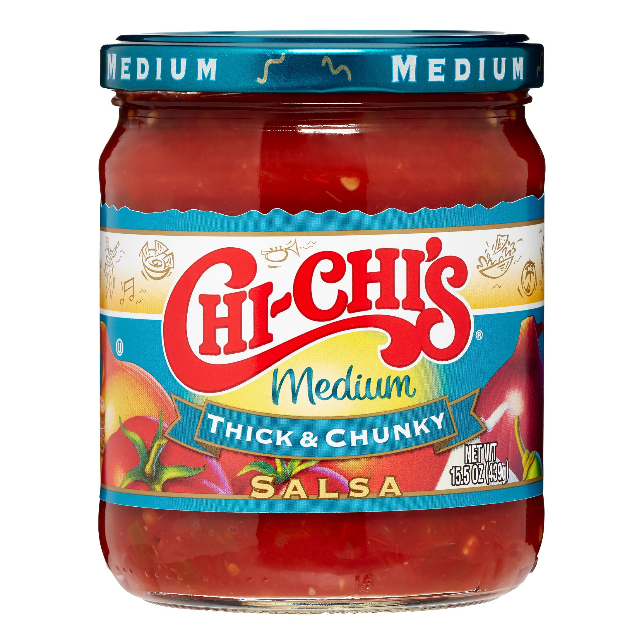 Chi-Chi's Fiesta All Natural Medium Salsa, 15.5 Oz. - Walmart.com ...