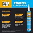 thumbnail image 5 of Látex adhesivo Liquid Nails Projects 295 ml, color blanquecino, 5 of 5