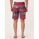 thumbnail image 5 of INSPIRE CHIC Shorts de ba?o con estampado de color en contraste de cintura con cordón de verano para hombre rojo 36 INSPIRE CHIC Short, 5 of 6