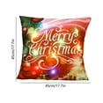 thumbnail image 3 of Holiday LED Pillows Christmas Decorations Light Up Throw Pillows Short Plush Covers Sofa Bed Decor with Multicolor Lights Battery Powered Festive Home Accessories Gifts, 3 of 5