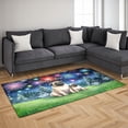 thumbnail image 3 of Happy New Year Pug Family Cheer Winter Midnight Firework Indoor Rug Dog Lover Gifts Carpet Living Bed Room Sofa Home Decor - 02025, 3 of 5