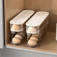 thumbnail image 5 of Double Layer Slide-Type Egg Storage Box Large Capacity Stable Egg Storage Box for Countertop Fridges, 5 of 5