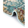 thumbnail image 7 of Unique Loom Vita Collection Area Rug - Pollock (4' 1" x 6' 1" Rectangle Blue/Brown), 7 of 7
