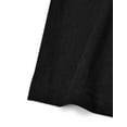 thumbnail image 4 of MTV Womens Black Cropped Short Sleeved T-Shirt, 4 of 5