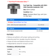 thumbnail image 2 of Fuel Tank Cap - Compatible with 2004 - 2006 Chevy Avalanche 1500 2005, 2 of 2