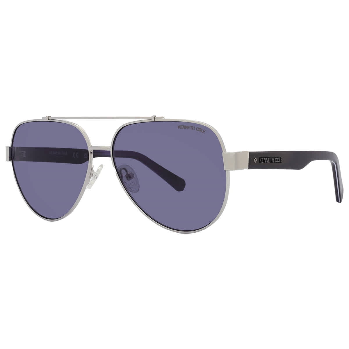 NWT Kenneth Cole New York KC00033-09C Gunmetal Aviator 63mm Sunglasses Contactsexpress.ca -- Kenneth Cole KC00033 main image 4