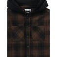 thumbnail image 2 of Weekend Academy Boys Hooded Flannel Shacket, Sizes 4-18, 2 of 5