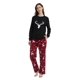thumbnail image 1 of Apparonia Pijamas a Juego de Algodón para Parejas, Top de Manga Larga y Pantalones Largos, Conjuntos de Pijamas para Dormir, Cuadros Navideños F L, 1 of 6