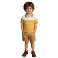 thumbnail image 4 of Fozruso Boys Short Sleeve Striped Shirt Summer Breathable Collared Shirt with Button Closure for School and Play, 4 of 7