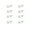 Gray-2 bags(4 pairs/bag), variant on Gemfan 1219S 1.2-Inch 3-Blade Propellers – Tinywhoop & Micro FPV Drone Props for 0702 Motors up to 29000KV, PC Material, 1mm Shaft, 2 Bags (16 Pcs)