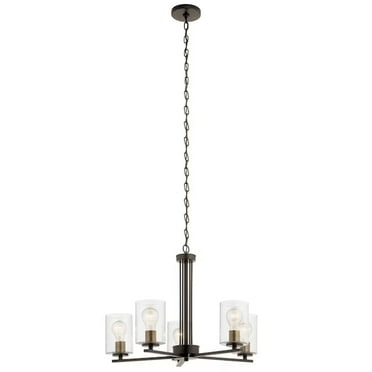 Fontella 24"W 5-Light Chandelier by Kichler Olde Bronze Finish