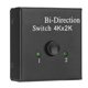thumbnail image 1 of Convertidor bidireccional, conmutador HDMI, divisor HDMI, adaptador de vídeo de 1 entrada y 2 salidas (negro), 1 of 15