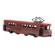 thumbnail image 2 of Tranvía clásico modelo vehículo juguete escala 1:90 realista colección utilería interactiva Retro rojo, 2 of 9