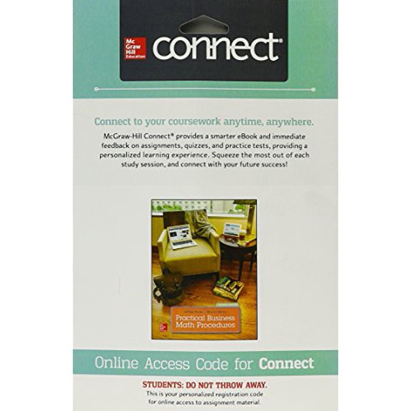 Pre-Owned Connect Access Card for Practical Business Math Procedures, 9781259665325, 1259665321, Paperback, 12 edition