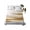 Gray Brown, variant on Twin Size Flat Sheet Only, Pink Grey Ombre Soft Brushed Microfiber Bed Sheets, Abstract Art Oil Painting Modern Hotel Quality Breathable Bedding Top Sheet, Easy Care, 66"x96"