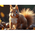 thumbnail image 4 of Adorable Squirrel Design Backdrop Banner Decorative Party Supplies Background for Fall Festivals Outdoor Gatherings Photo Booths and Autumn Celebrations, 4 of 8