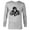 Athletic Heather, variant on Rise of the Planet of the Apes Monochrome Caesar Glare - Long Sleeve T-Shirt for Men - Customized-Navy