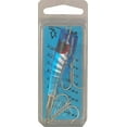 thumbnail image 2 of Kaku Small Popper Lure with Triple Color Finish, Blue, Silver and Pink for Saltwater Fishing, 2 of 2