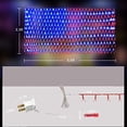 thumbnail image 2 of Luces LED de red PUHONG con bandera estadounidense 420 para decoración de exteriores, 2 of 10
