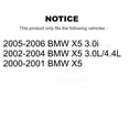 thumbnail image 2 of CMX Rear Disc Brake Rotors Pair for Car BMW X5 K8-100762, 2 of 8