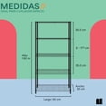 thumbnail image 4 of MUBSON Anaquel Metalico Multiusos Uro. Rack Organizador 5 Niveles, 4 of 5