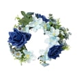 thumbnail image 3 of fenteer Hairpin Delicate Travel Photo Hair Accessory Wreath Headband Floral Headwear for dark blue, 3 of 8