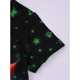 thumbnail image 6 of QEFJNO Boys 3-Piece Summer Pajama Sets Kids Dinosaur Pjs Short Sleeve Sleepwear Shirt Shorts Pants 3-12Y, 6 of 12