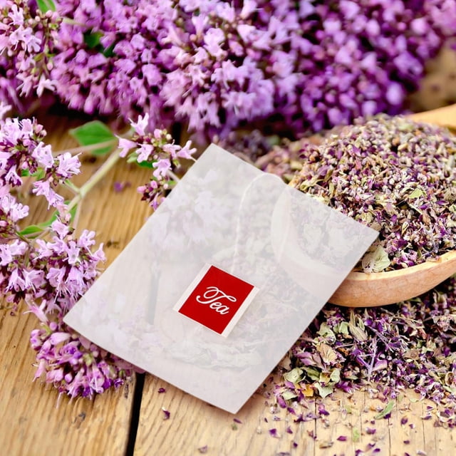 Bolsa de té con cordón, bolsa de té de hierbas vacía transparente de nailon de 100 piezas, bolsa de té de nailon, diseño a prueba de futuro