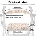 thumbnail image 6 of HELLHERO Dessert Cute Pets Theme Seat & Backrest Cover Set Removable and Washable for Seniors Men Women Easy Install Walker Seat Covers, 6 of 7