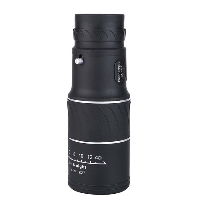 16X52 Monocular Telescope With Low Light Vision High Definition Mobile Phone Adapter For Bird Watching Hunting