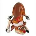 thumbnail image 4 of Design Toscano Sup-Suder Santa's Red-Nosed Christmas Reindeer Statue, 4 of 5