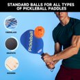 thumbnail image 5 of GSE Games & Sports Expert 12-Pack Outdoor Pickleball Balls Set. Standard 40 Holes Pickleball Ball Meet USAPA Standard - Orange, 5 of 7