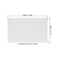 thumbnail image 2 of Uxcell 0.21mm Metal Business Cards Blank Name Card Laser Engraving Aluminum, Silver 60 Pack, 2 of 6